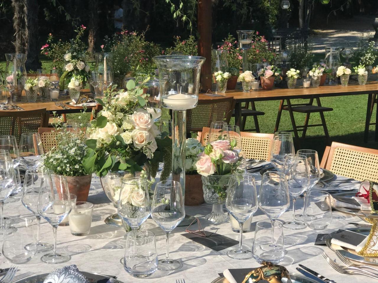 Hotel Villa Condulmer Mogliano Veneto Exterior photo A table at a wedding reception